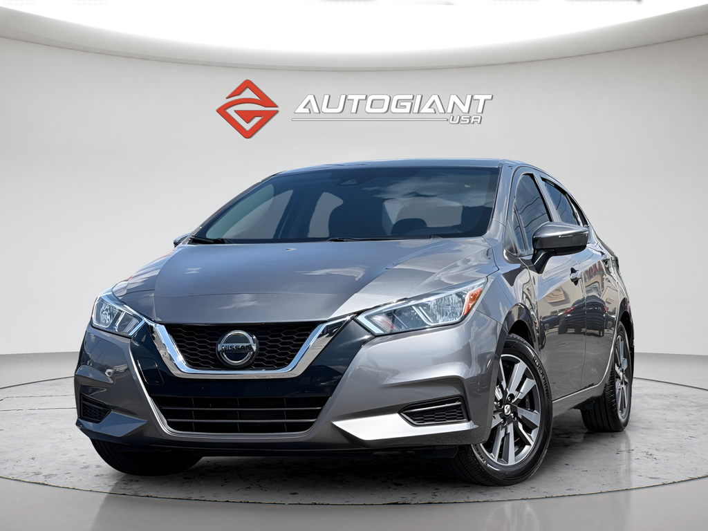 Gray (Gun Metallic) 2021 Nissan Versa Sedan Front-Wheel Drive Continuously Variable Transmission