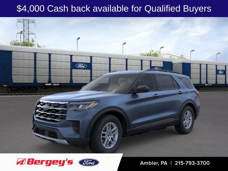 Vapor Blue Metallic 2026 Ford Explorer SUV / Crossover All-Wheel Drive Automatic