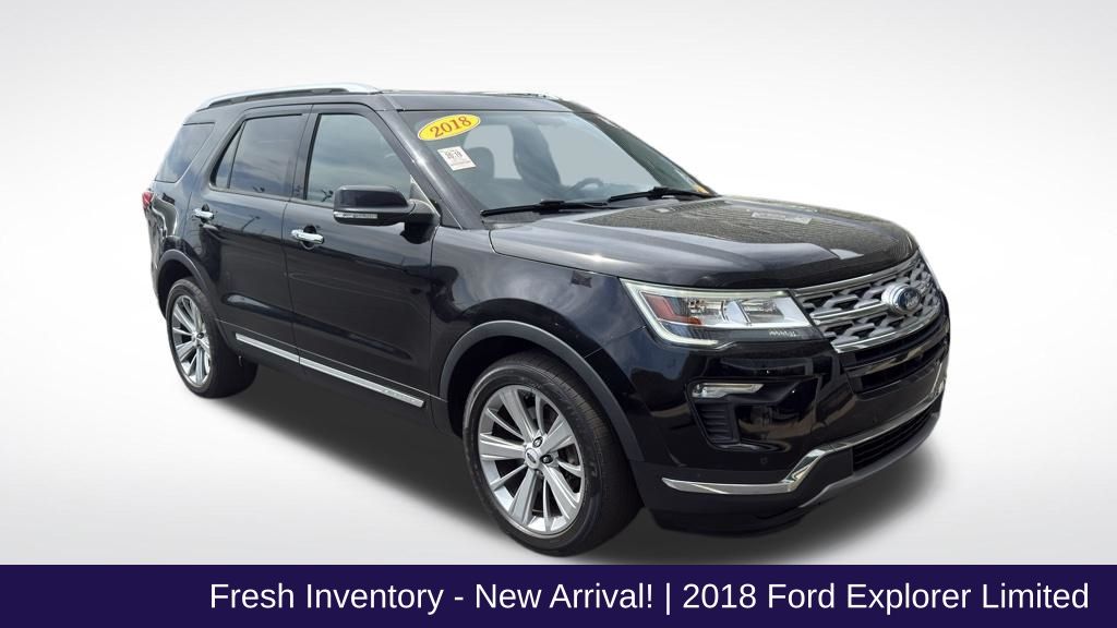Shadow Black 2018 Ford Explorer Limited AWD SUV / Crossover All-Wheel Drive 6-Speed Automatic