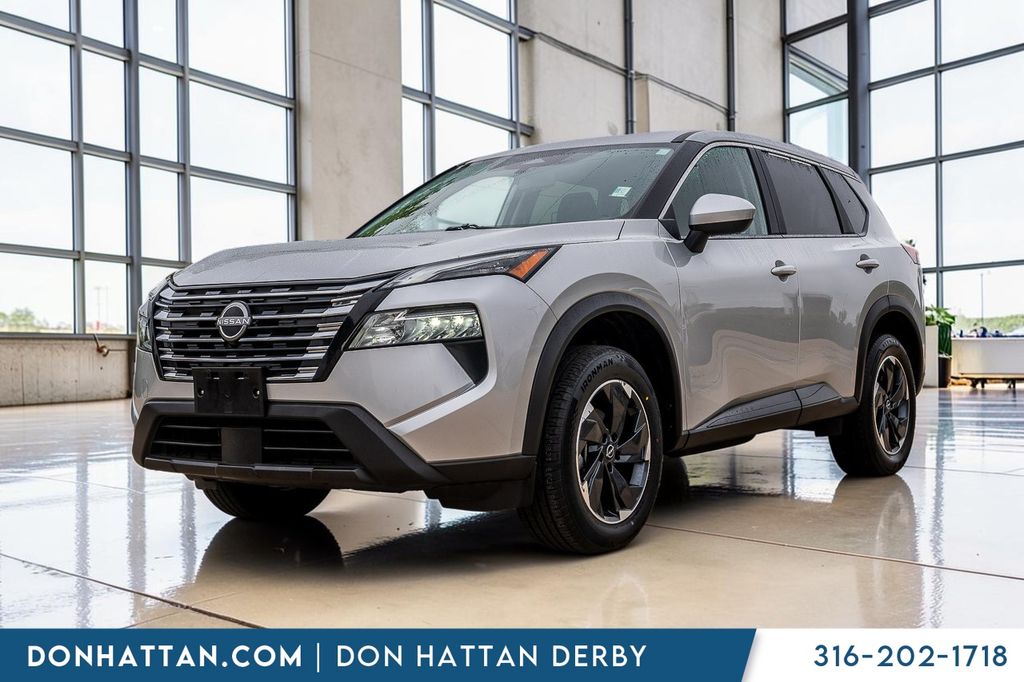 Brilliant Silver Metallic 2025 Nissan Rogue SUV / Crossover All-Wheel Drive Continuously Variable Transmission