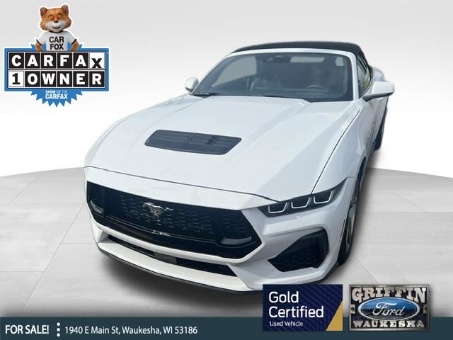 Oxford White 2024 Ford Mustang GT Premium Convertible RWD Convertible Rear-Wheel Drive Automatic