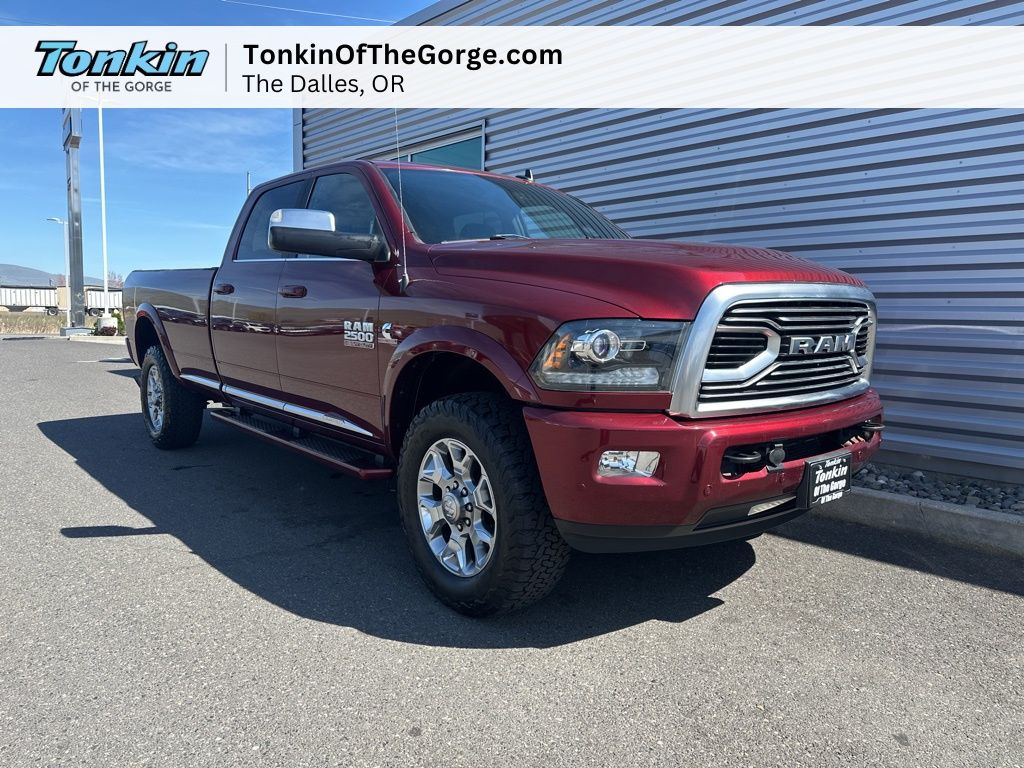 Delmonico Red Pearlcoat 2018 RAM 2500 Laramie Limited Crew Cab LB 4WD Pickup Truck Four-Wheel Drive 6-Speed Automatic