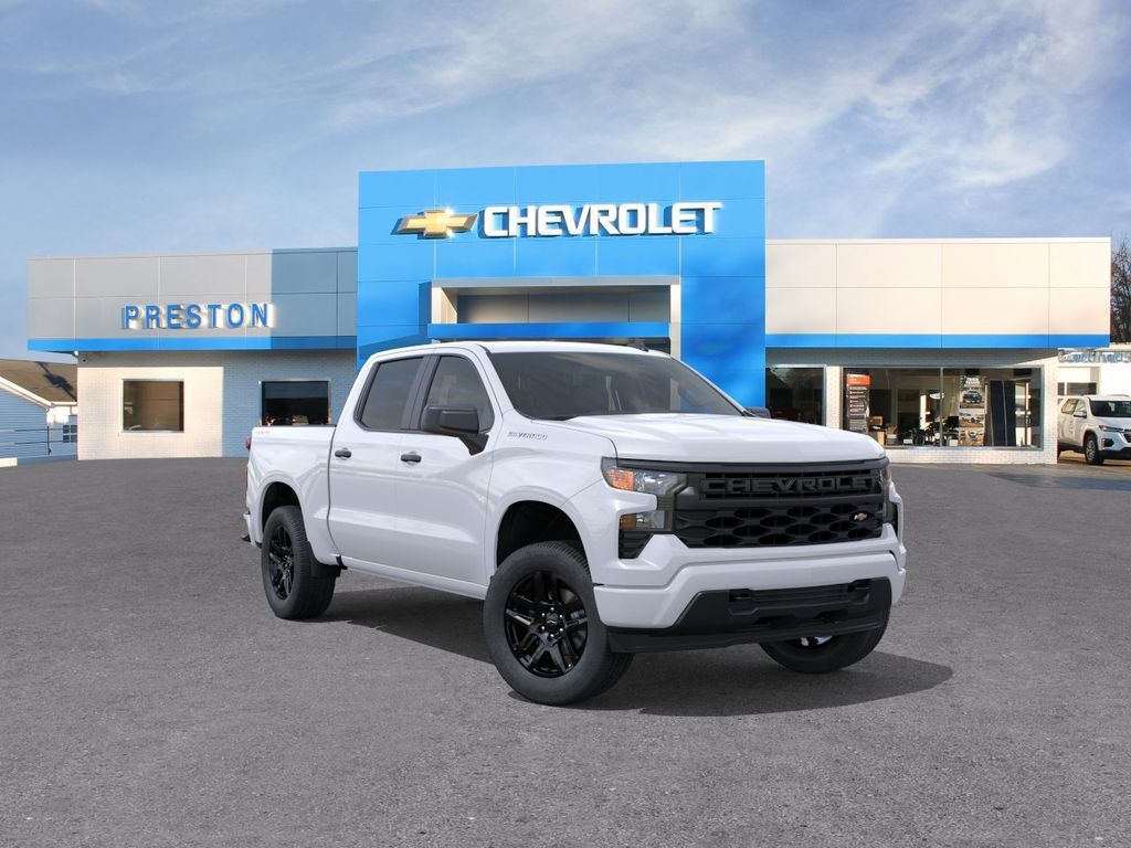 Summit White 2026 Chevrolet Silverado 1500 Pickup Truck Four-Wheel Drive 8-Speed Automatic