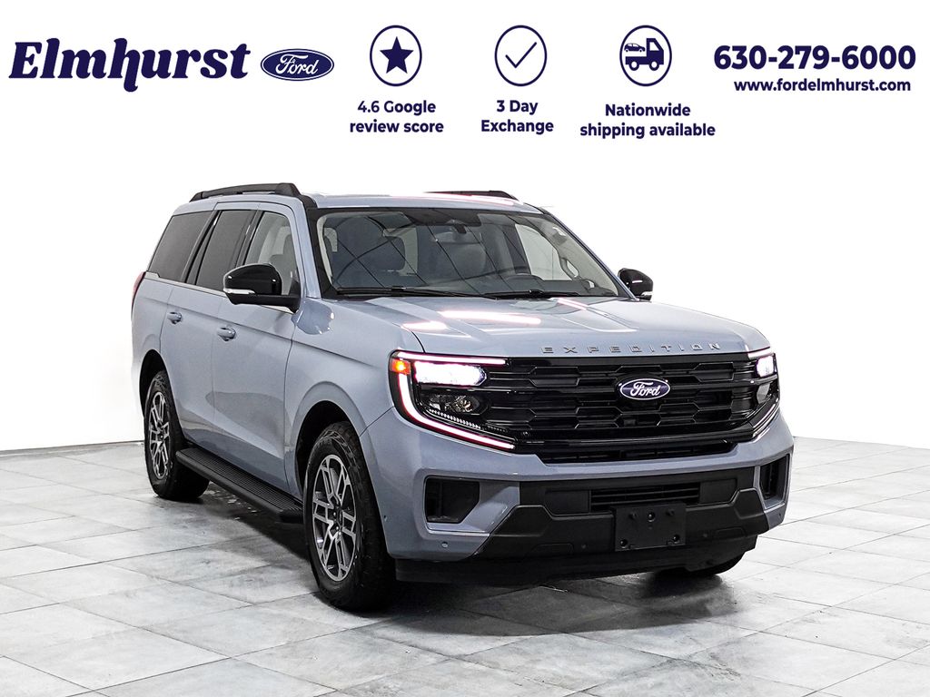 Gray Metallic 2025 Ford Expedition Active 4WD SUV / Crossover Four-Wheel Drive Automatic