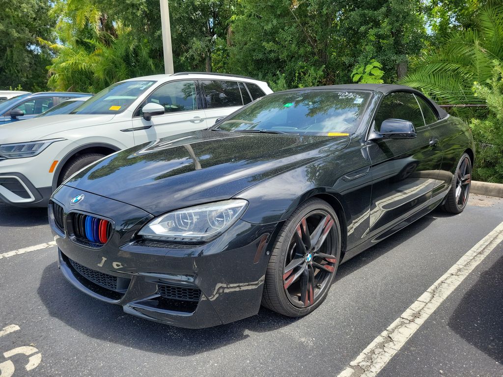 Black Sapphire Metallic 2015 BMW 6 Series Convertible Rear-Wheel Drive 8-Speed Automatic