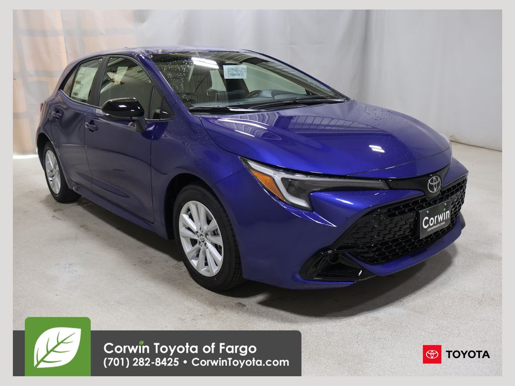 Blue 2026 Toyota Corolla Hatchback Hatchback Front-Wheel Drive Continuously Variable Transmission