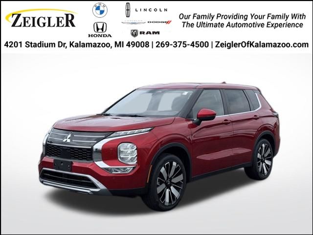 Red Diamond 2025 Mitsubishi Outlander SUV / Crossover Front-Wheel Drive Continuously Variable Transmission