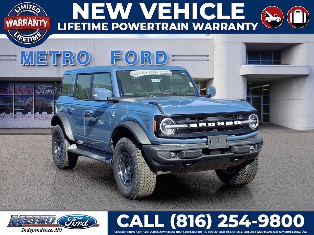 Blue (Azure Gray Metallic Tri-Coat) 2025 Ford Bronco SUV / Crossover Four-Wheel Drive Automatic