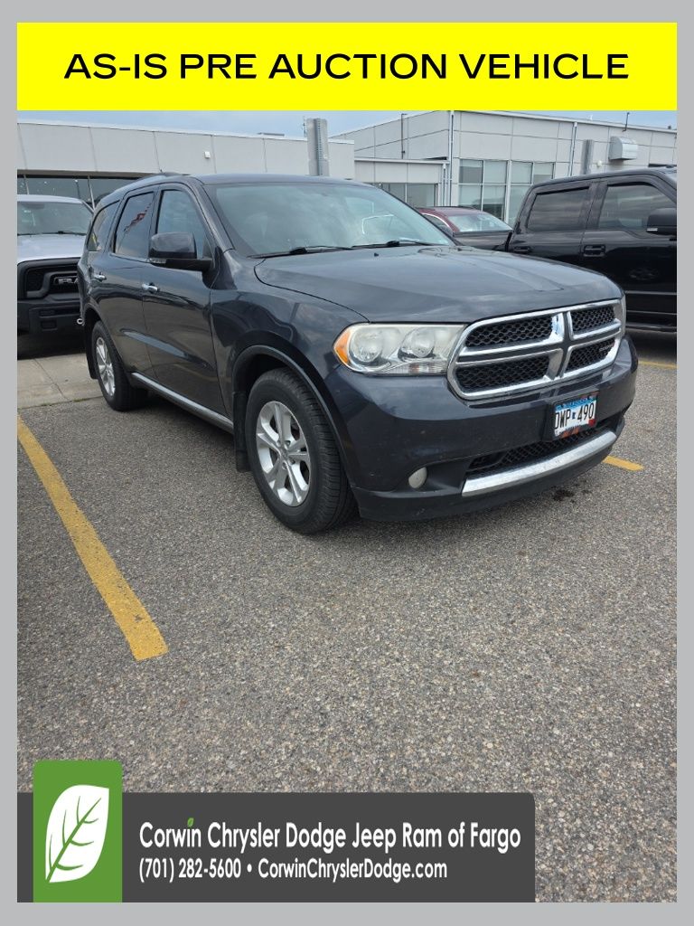 Gray (Maximum Steel Metallic Clearcoat) 2013 Dodge Durango SUV / Crossover All-Wheel Drive 5-Speed Automatic