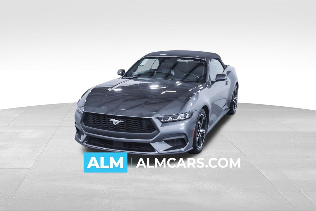 Gray Metallic 2024 Ford Mustang Convertible Rear-Wheel Drive Automatic