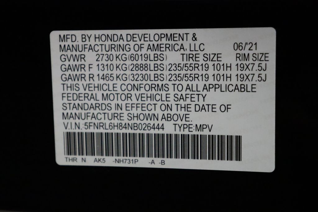 Thumbnail: 2022 Honda Odyssey - 17