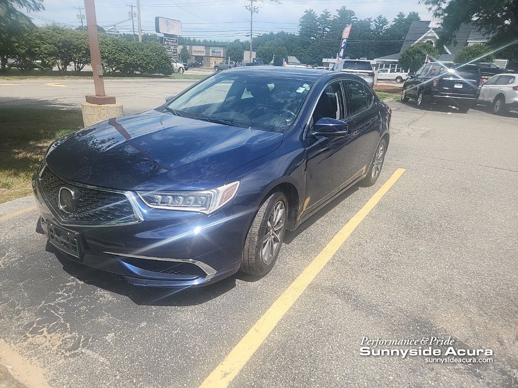 Fathom Blue Pearl 2020 Acura TLX Sedan Front-Wheel Drive 8-Speed Dual Clutch