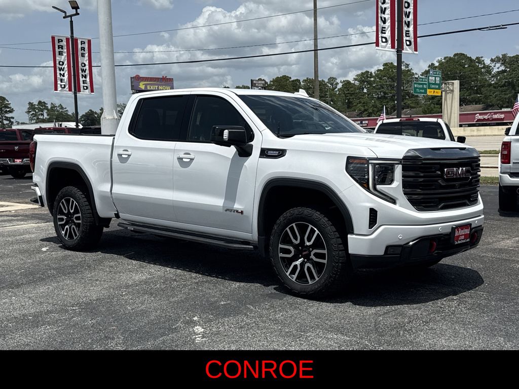 2023 GMC Sierra 1500 AT4 White at DeMontrond Gulf Freeway