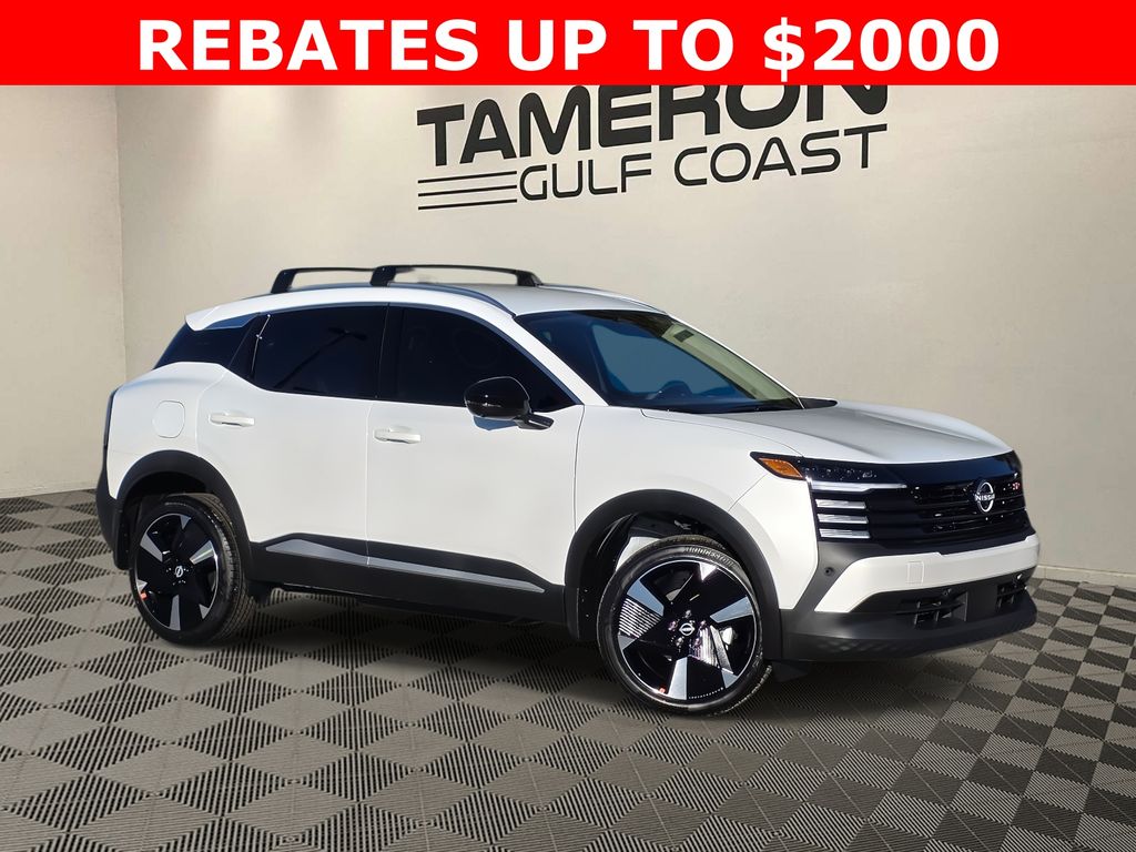 Aspen White Tricoat 2026 Nissan Kicks SR FWD SUV / Crossover Front-Wheel Drive Continuously Variable Transmission