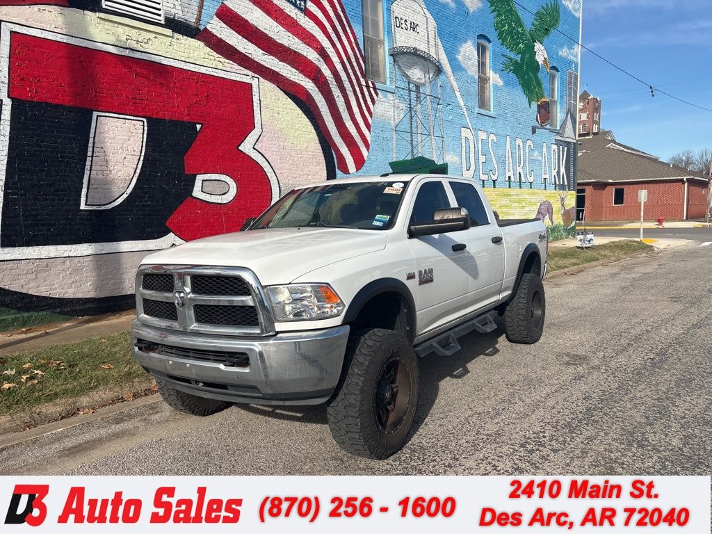 Bright White Clearcoat 2017 RAM 2500 Pickup Truck Four-Wheel Drive 6-Speed Automatic