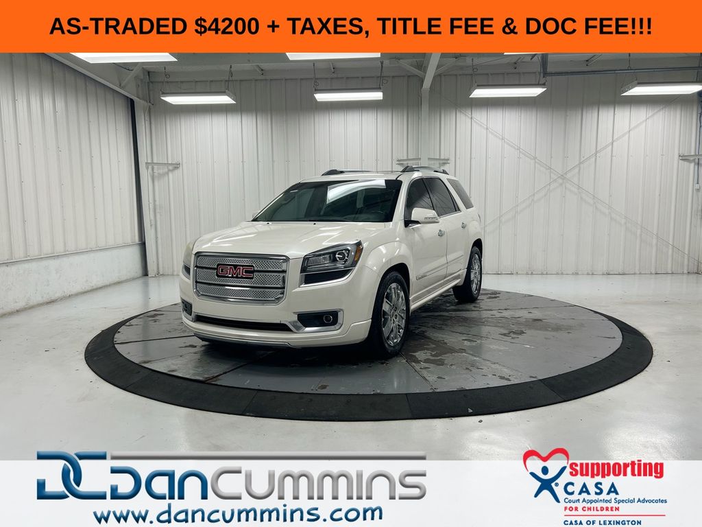 White Diamond Clearcoat 2013 GMC Acadia SUV / Crossover All-Wheel Drive 6-Speed Automatic