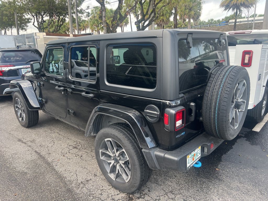 New 2024 Black Clearcoat Jeep Sport S 4xe image 6