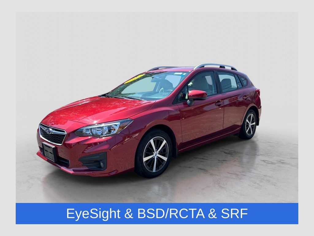 Crimson Red Pearl 2019 Subaru Impreza Hatchback All-Wheel Drive Continuously Variable Transmission