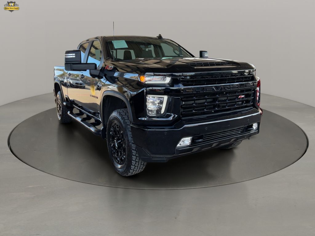 Black 2021 Chevrolet Silverado 3500HD LTZ Crew Cab 4WD Pickup Truck Four-Wheel Drive Automatic
