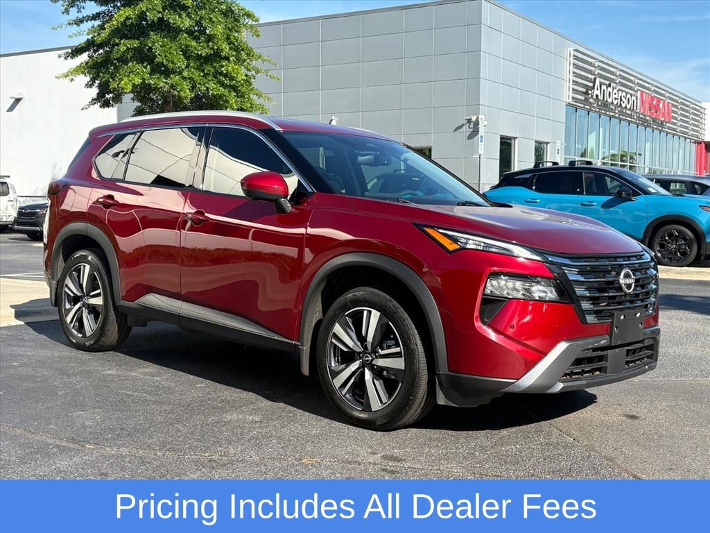 Red (Scarlet Ember Tintcoat) 2024 Nissan Rogue SL FWD SUV / Crossover Front-Wheel Drive Continuously Variable Transmission