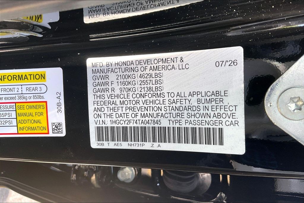 New 2026 Honda Accord Hybrid Sedan