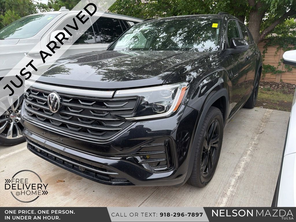 Black 2025 Volkswagen Atlas Cross Sport SEL R-Line Black 4Motion SUV / Crossover All-Wheel Drive 8-Speed Automatic
