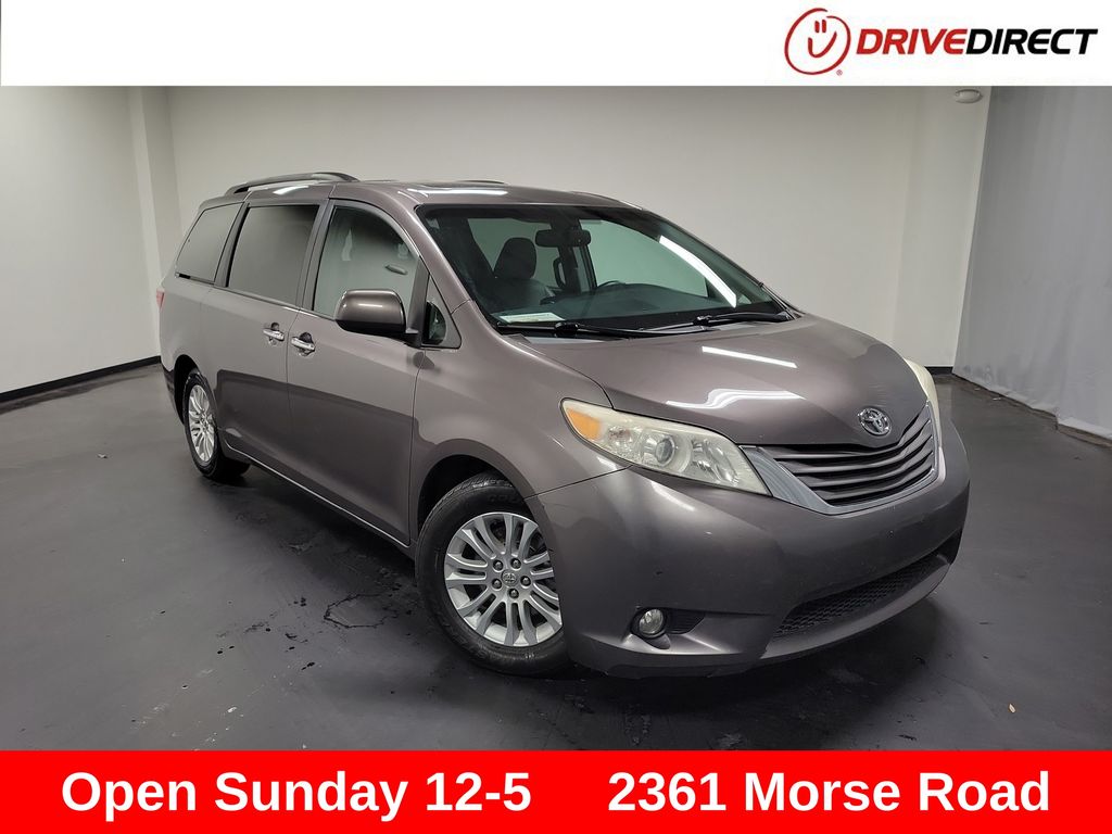 Predawn Gray Mica 2015 Toyota Sienna XLE 7-Passenger Auto Access Seat Minivan Front-Wheel Drive 6-Speed Automatic Overdrive