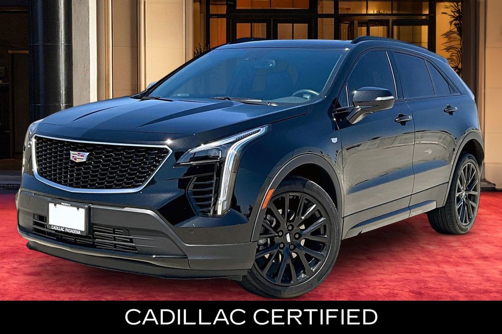 Stellar Black Metallic 2023 Cadillac XT4 Sport FWD SUV / Crossover Front-Wheel Drive 9-Speed Automatic