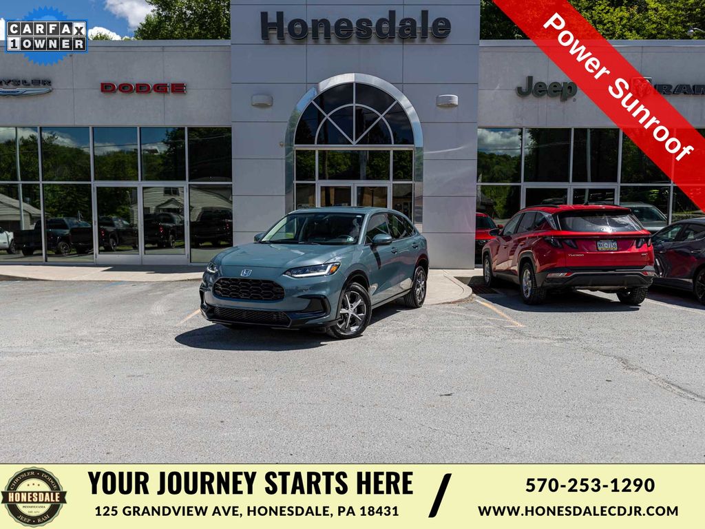 Nordic Forest Pearl 2024 Honda HR-V SUV / Crossover All-Wheel Drive Continuously Variable Transmission
