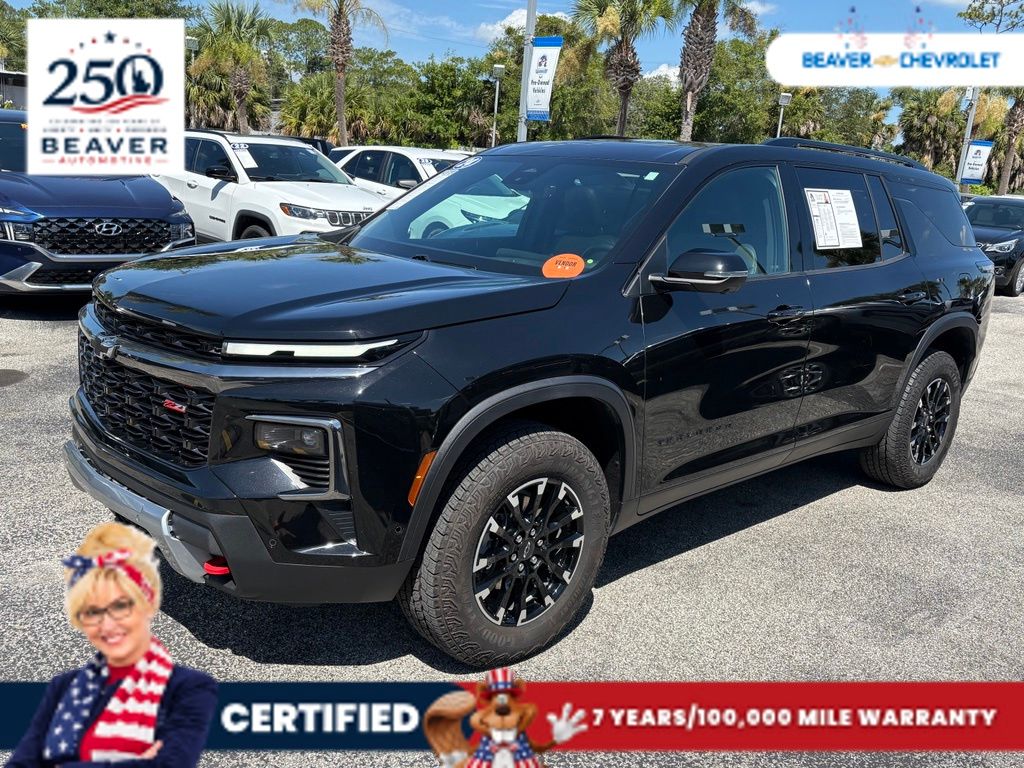 Black Metallic 2024 Chevrolet Traverse SUV / Crossover Four-Wheel Drive 8-Speed Automatic