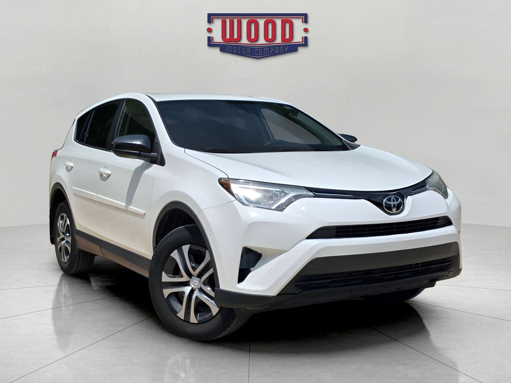 Super White 2017 Toyota RAV4 LE SUV / Crossover Front-Wheel Drive 6-Speed Automatic