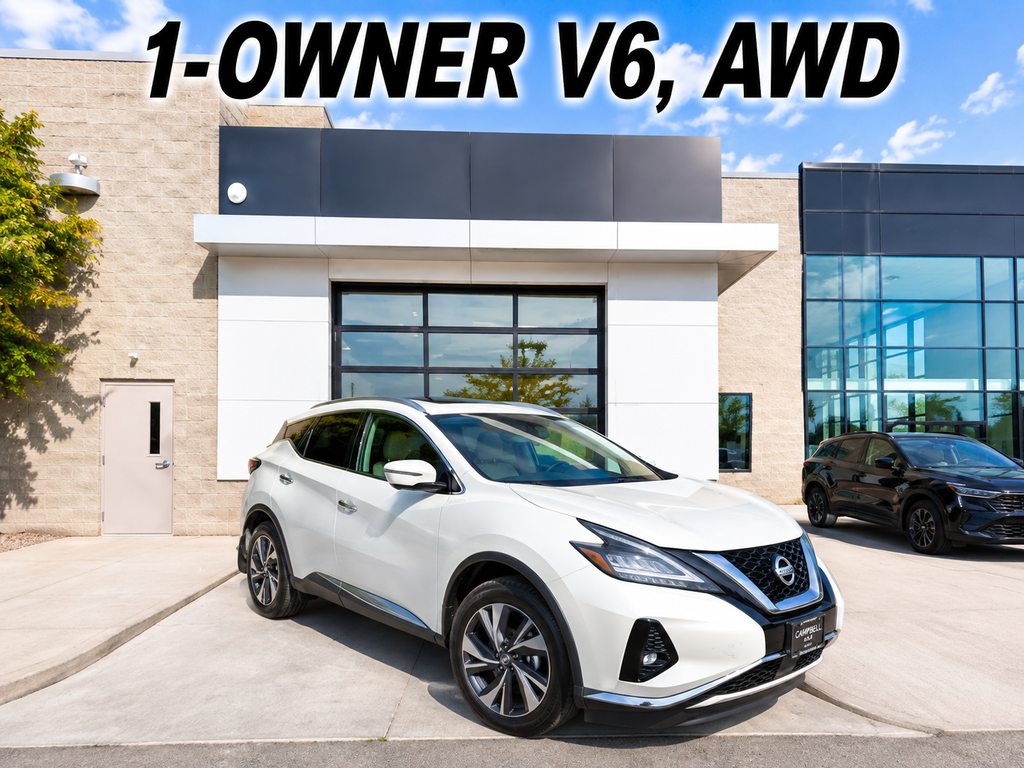 Pearl White Tricoat 2019 Nissan Murano SUV / Crossover All-Wheel Drive Continuously Variable Transmission