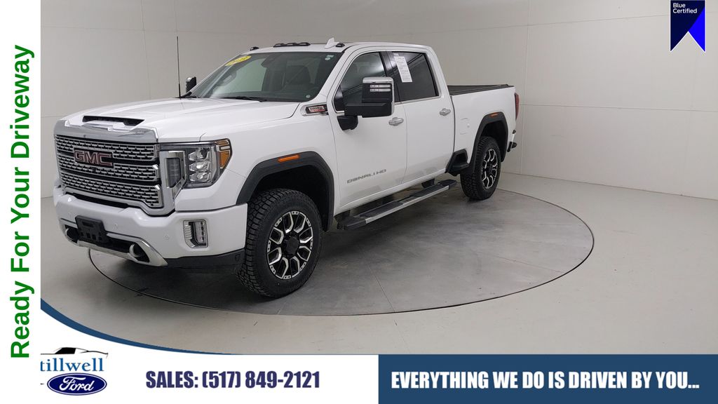 Summit White 2023 GMC Sierra 2500HD Pickup Truck Four-Wheel Drive Automatic