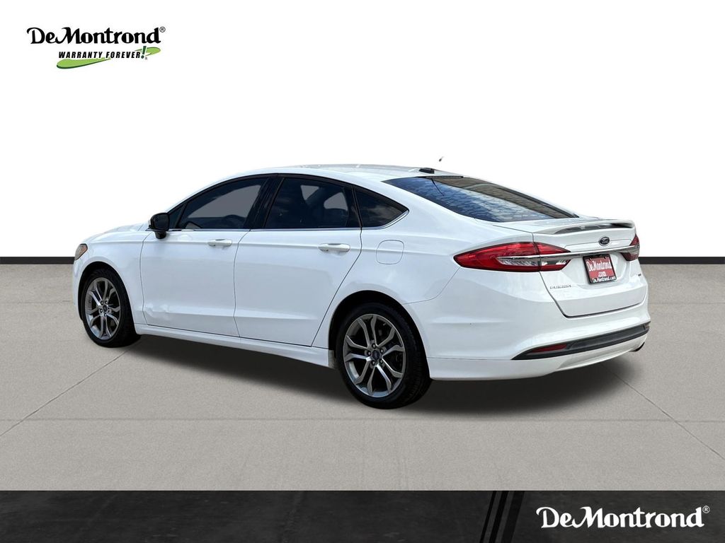 2017 Ford Fusion SE White at Parkway Family Mazda