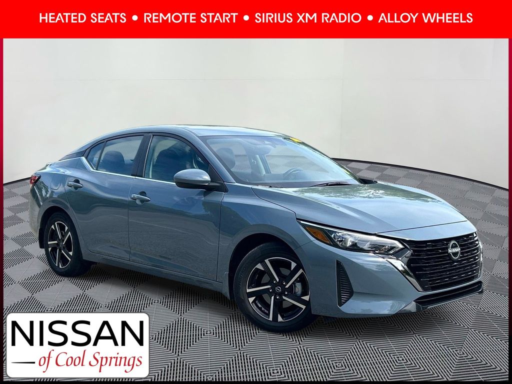 Gray Metallic 2025 Nissan Sentra SV FWD Sedan Front-Wheel Drive Continuously Variable Transmission
