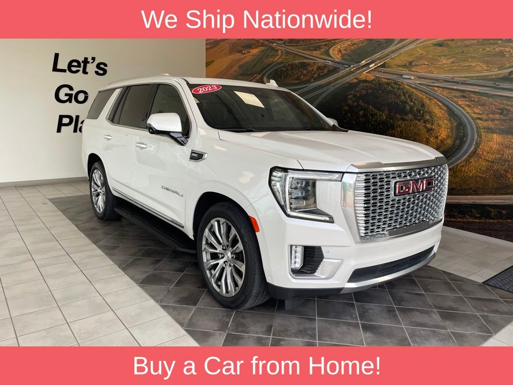 White Frost Tricoat 2023 GMC Yukon SUV / Crossover Four-Wheel Drive