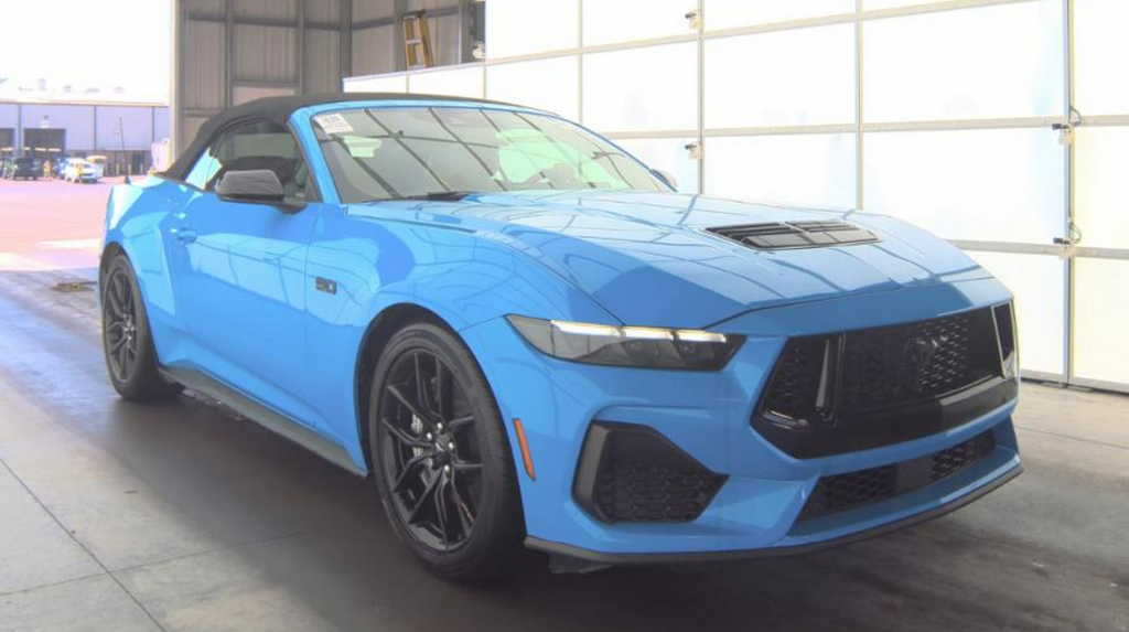 Grabber Blue Metallic 2025 Ford Mustang GT Premium Convertible RWD Convertible Rear-Wheel Drive Automatic