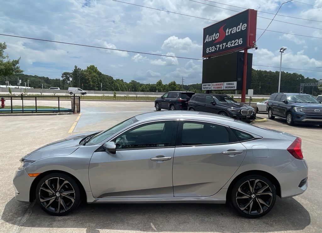 2019 Honda Civic LX Silver at DeMontrond Automotive Group