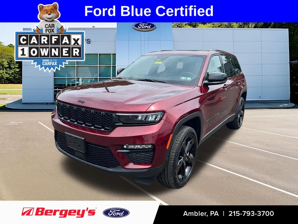 Velvet Red Pearlcoat 2024 Jeep Grand Cherokee SUV / Crossover Four-Wheel Drive 8-Speed Automatic