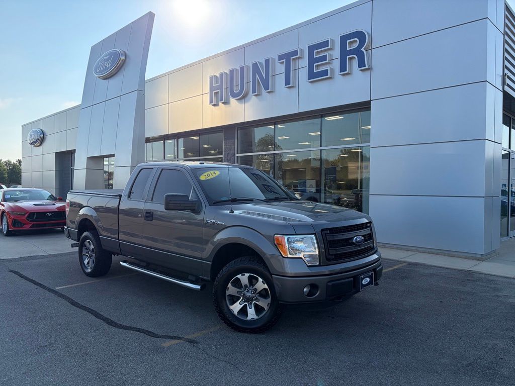 Sterling Gray Metallic 2014 Ford F-150 Pickup Truck Four-Wheel Drive 6-Speed Automatic