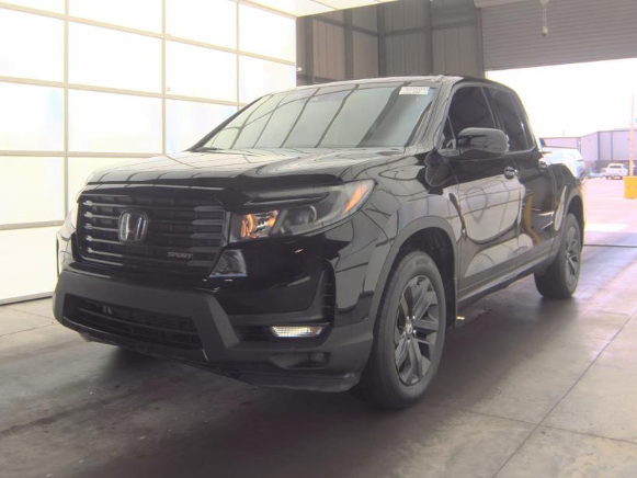 Crystal Black Pearl 2023 Honda Ridgeline Pickup Truck All-Wheel Drive 9-Speed Automatic