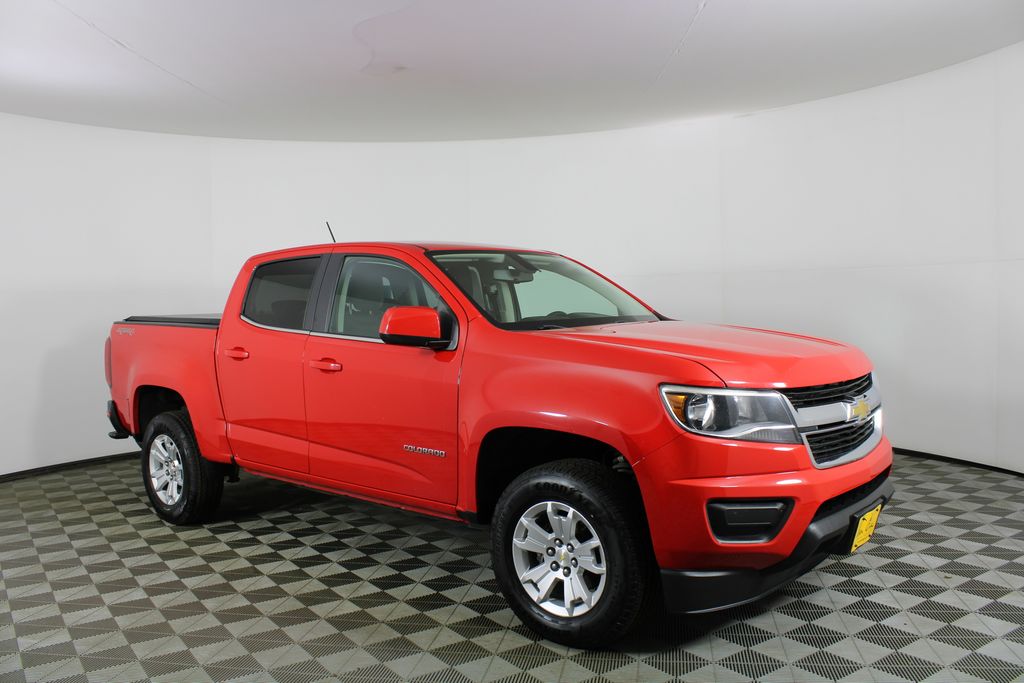 Red Hot 2019 Chevrolet Colorado Pickup Truck Four-Wheel Drive 8-Speed Automatic
