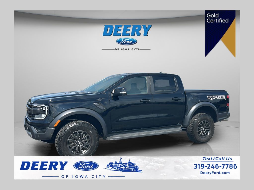Shadow Black 2024 Ford Ranger Pickup Truck Four-Wheel Drive Automatic