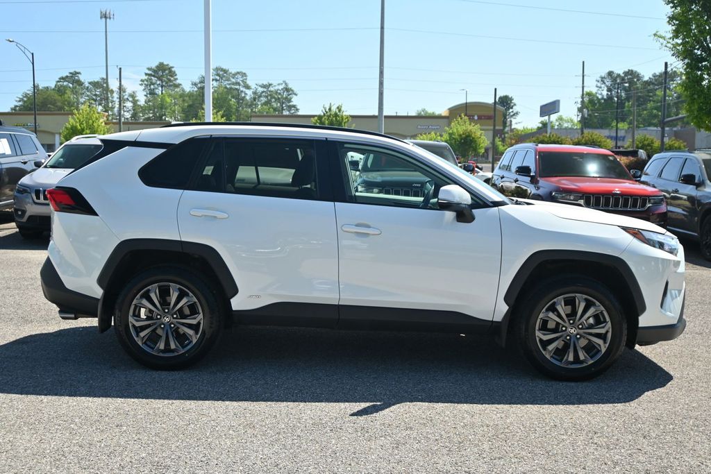 White (Blizzard Pearl) 2022 Toyota RAV4 Hybrid XLE Premium AWD SUV / Crossover All-Wheel Drive Continuously Variable Transmission