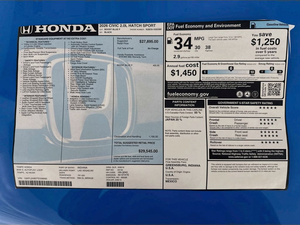 Thumbnail: 2026 Honda Civic - 9