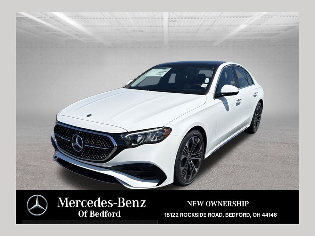 Polar White 2026 Mercedes-Benz E-Class Sedan All-Wheel Drive 9-Speed Automatic