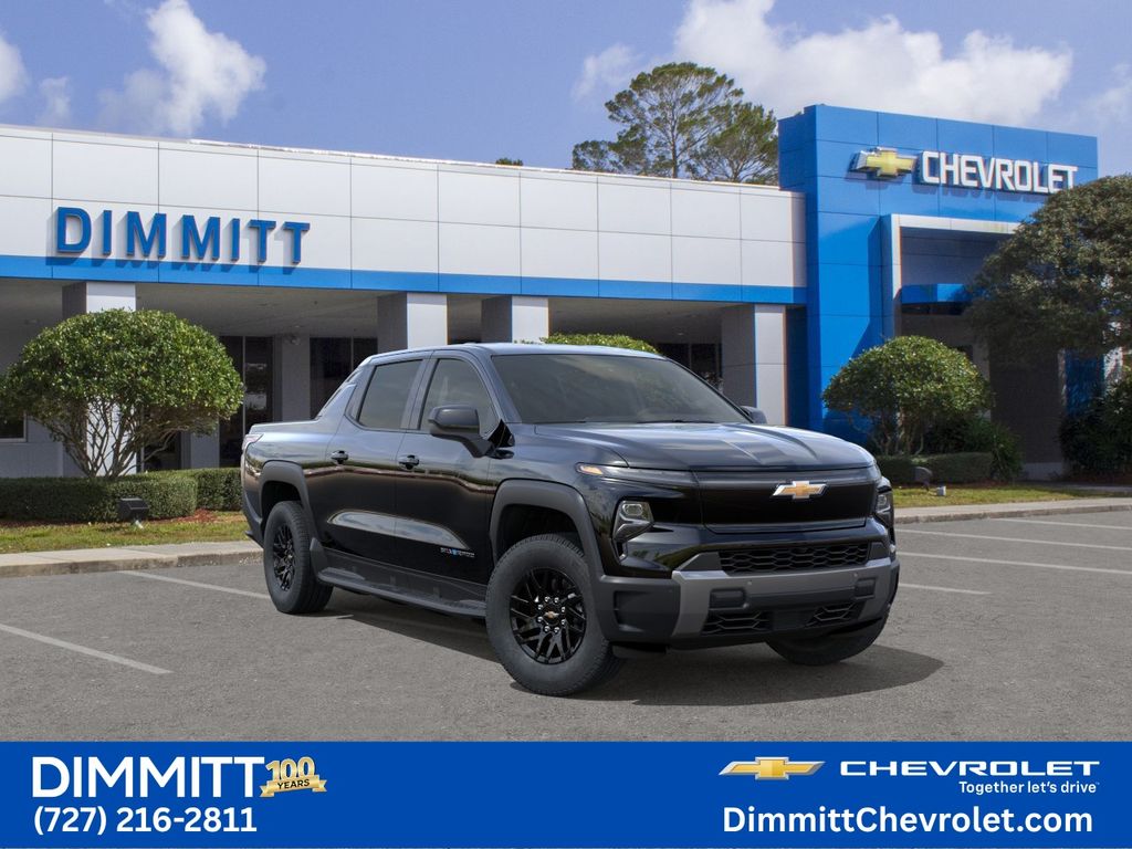 Black 2026 Chevrolet Silverado EV Pickup Truck All-Wheel Drive 1-Speed Automatic