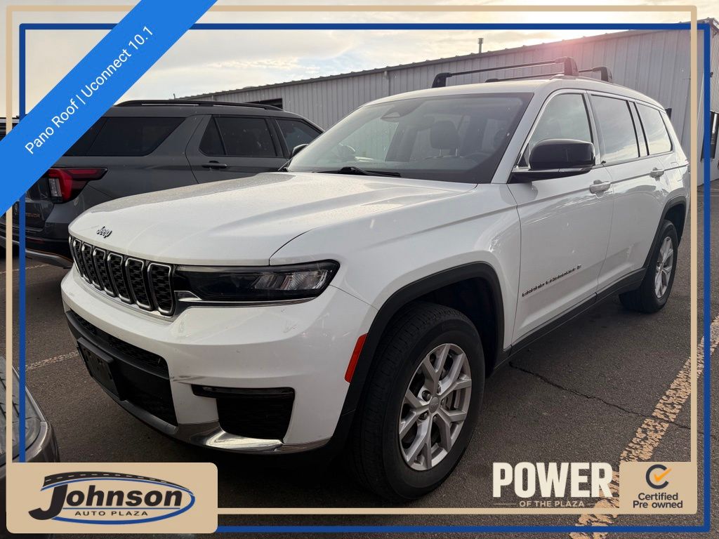 Bright White Clearcoat 2021 Jeep Grand Cherokee L SUV / Crossover Four-Wheel Drive 8-Speed Automatic
