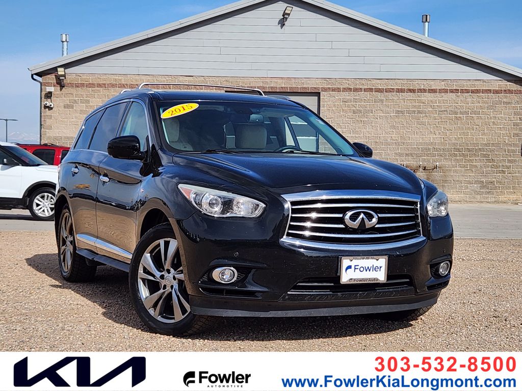 Black Obsidian 2015 INFINITI QX60 AWD SUV / Crossover All-Wheel Drive Continuously Variable Transmission