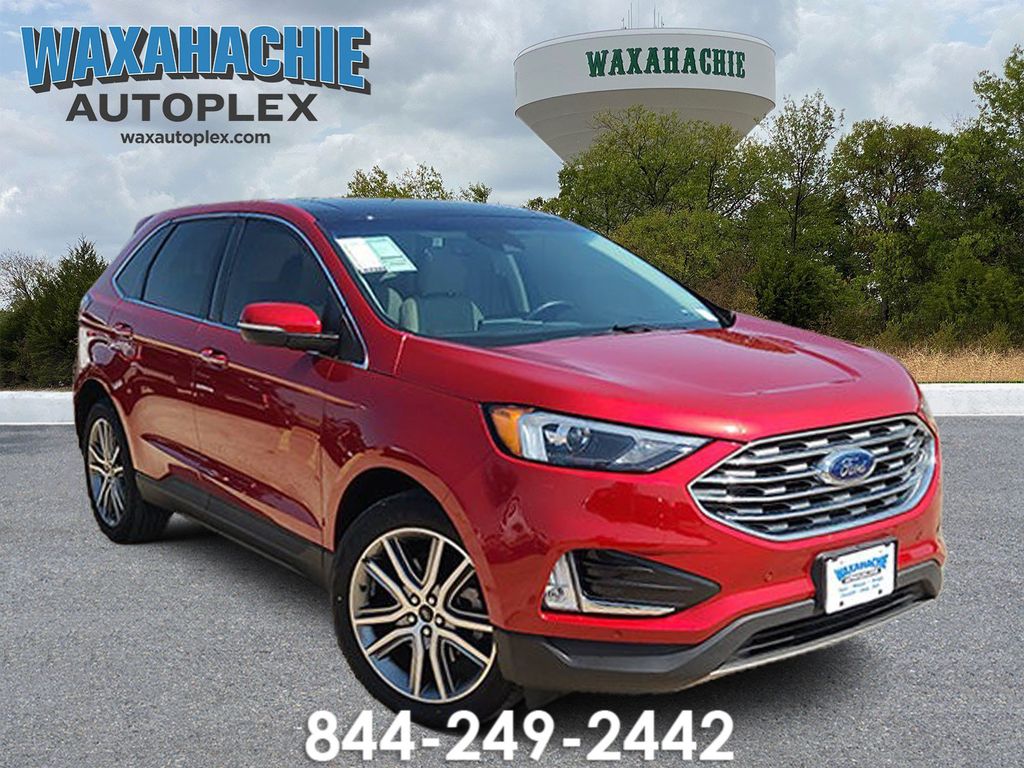 Red Metallic 2023 Ford Edge SUV / Crossover All-Wheel Drive 8-Speed Automatic
